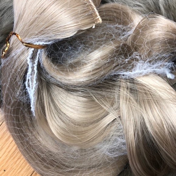24” STRAIGHT LIGHT ASH BLONDE 280 G 4 PC CLIP INS